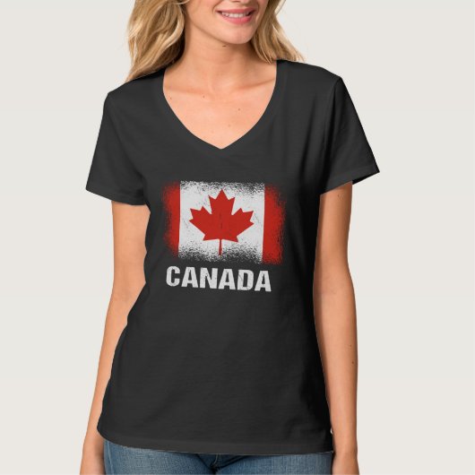 T-shirt Canadian Flag Canada (Devant)
