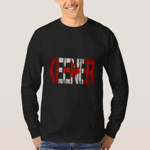 T-shirt Canadian Keener Flag Canada Fierté Vintage Maple L