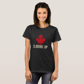 T-shirt Canadian Maple Leaf Canada Pride Canada Véritable (Devant entier)