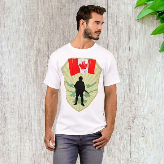 T-shirt Canadian Soldier