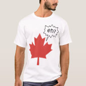 T-shirt canadien amusant (Devant)