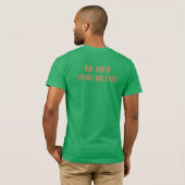 T-SHIRT CANADIEN AU COEUR. NOTRE NORD EST FORT ET LIBRE. (Dos entier)