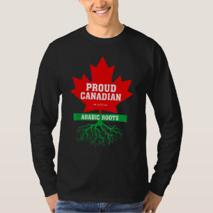 T-shirt Canadien avec racines arabes Citoyenneté canadienn