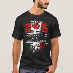 T-shirt Canadien cultivé avec des racines italiennes