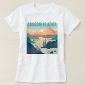 T-SHIRT CANADIEN DE COEUR
