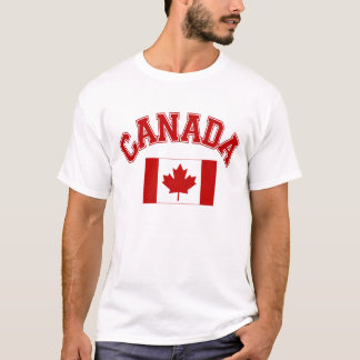 T-shirt canadien de drapeau