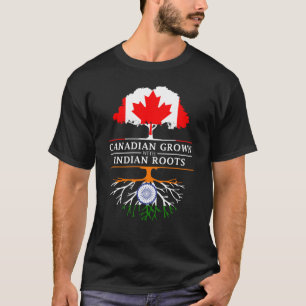 T-shirt Canadien développé avec la conception de l'Inde