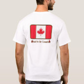 T-shirt Canadien fier (Dos)