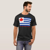 T-shirt canadien grec (Devant entier)