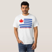 T-shirt canadien grec (Devant entier)