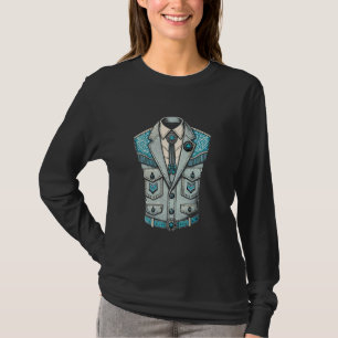 T-shirt Canadien Tuxedo Denim Tuxedo Canada Maple Leaf Den
