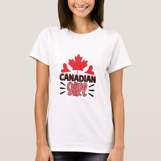 T-shirt Canadienne (Devant)