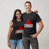 T-shirt Canadiens Feuille d'érable Canada (Unisexe)