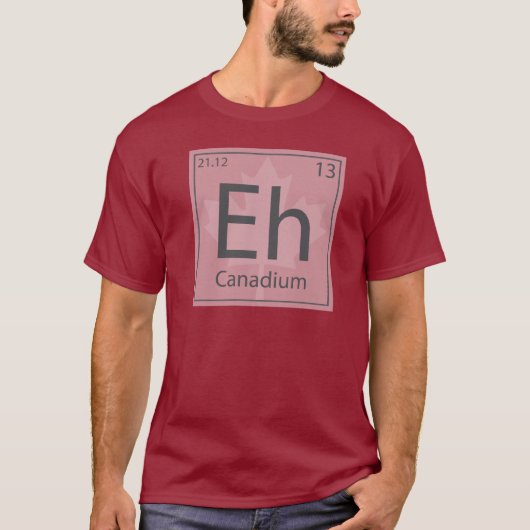 T-shirt Canadium hein ? (Devant)
