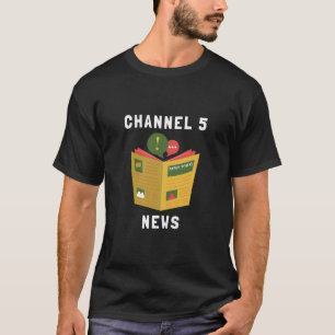 T-shirt CANAL 5 NOUVELLES   Andrew Callaghan Tous gaz sans