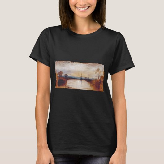 T-shirt Canal de Chichester par Joseph William Turner (Devant)