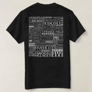 T-shirt Canal de Panama Zone Chaque emplacement