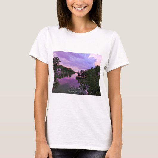 T-Shirt - Canal d'Erie au coucher du soleil (Devant)