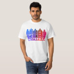 T-shirt Canal House Row Amsterdam Holland Holland Coloré<br><div class="desc">Montrez votre amour pour la Hollande avec cette douce et charmante Amsterdam abrite un tee art motif. Fait un grand cadeau d'anniversaire ! Vous pouvez le customiser et ajouter votre propre texte. Consultez ma boutique pour plus de couleurs et de motifs ! Et plus d'articles assortis comme des totes, des...</div>