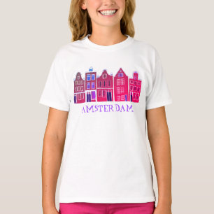 T-shirt Canal House Row Amsterdam Holland Travel