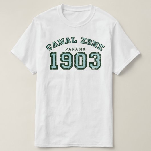 T-shirt Canal Zone 1903 (Design devant)