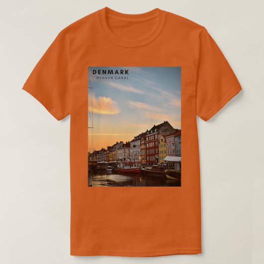T-shirt Canaldenmark de Nyhavn (Design devant)
