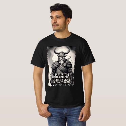 T-shirt Canaliser l'indomptable esprit Viking (Devant entier)