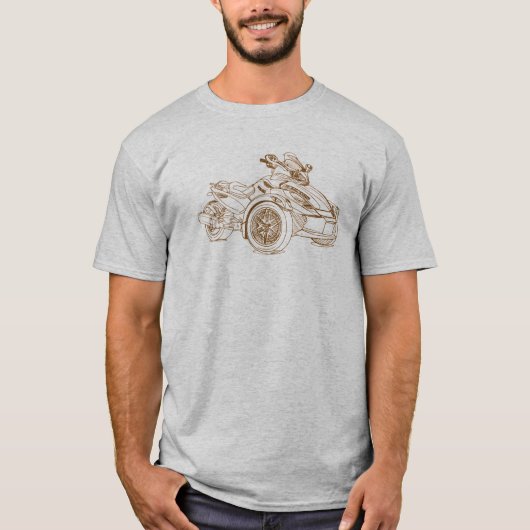 T-shirt CanAm Spyder RSS 2010 (Devant)