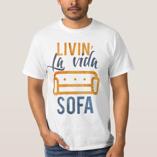 T-shirt Canapé Livin' la vida (Devant)