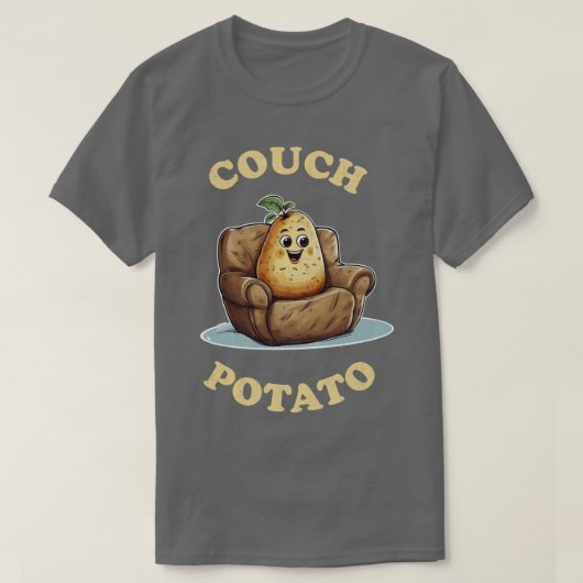 T-shirt Canapé Pomme de terre Vintage (Design devant)