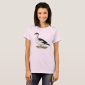 T-shirt Canard à cochon noir (Devant entier)