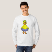 T-shirt Canard à nager avec anneau de nage (Devant entier)