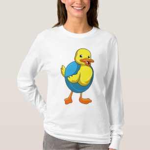 T-shirt Canard à nager avec anneau de nage