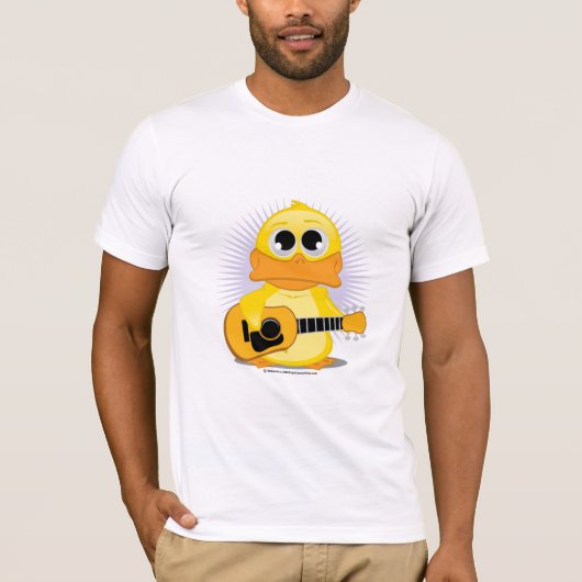 T-shirt Canard (acoustique) de guitare (Devant)