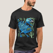 T-shirt Canard Art Nouveau ou oie De Morgan (Devant)