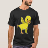 T-shirt Canard au Yoga Exercice d'étirement (Devant)