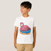 T-shirt Canard avec Donut (Devant entier)