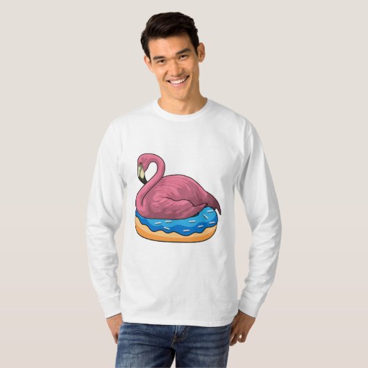 T-shirt Canard avec Donut (Devant entier)