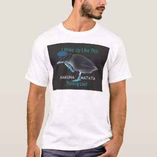 T-shirt Canard avec moi se réveille comme ça & Hakuna Mata