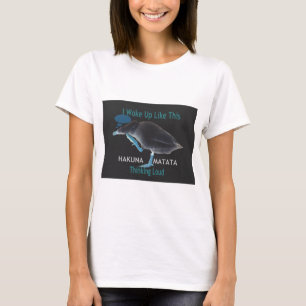 T-shirt Canard avec moi se réveille comme ça & Hakuna Mata