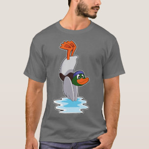 T-shirt Canard avec Poignée dans l'eau
