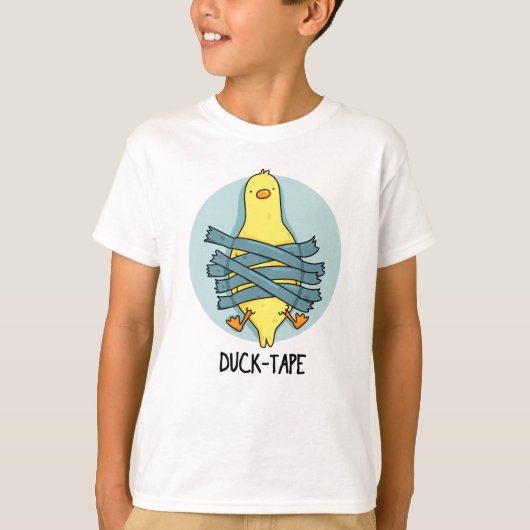 T-shirt Canard Bande Drôle Duct Bande Pun (Devant)
