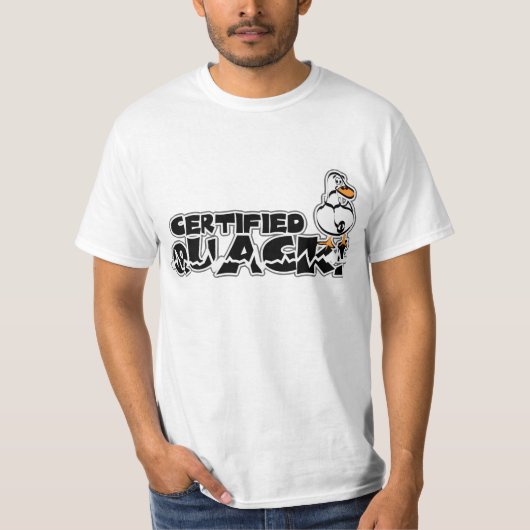 T-shirt Canard-cac certifié (Devant)