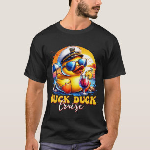 T-shirt Canard Canard Croisière Drôle Famille Croisière Co