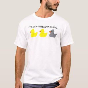 T-shirt Canard Canard gris Canard C'est une chose du Minne