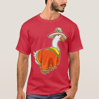 T-shirt Canard casquette mexicain Poncho
