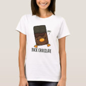T-shirt Canard Chocolat Funny Dark Chocolate Pun (Devant)