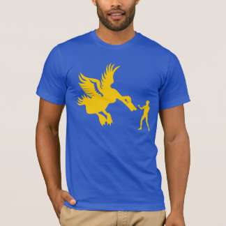 T-shirt Canard classé par cheval