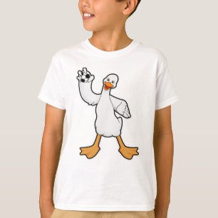 T-shirt Canard comme joueur de handball avec Handball