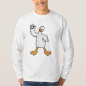 T-shirt Canard comme joueur de handball avec Handball (Devant)